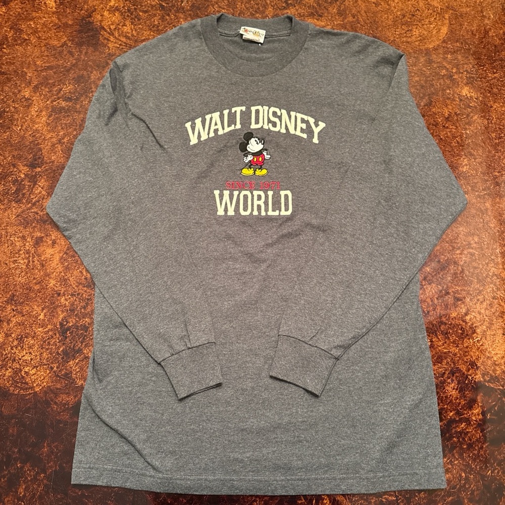 Disney Gray long sleeve Shirt